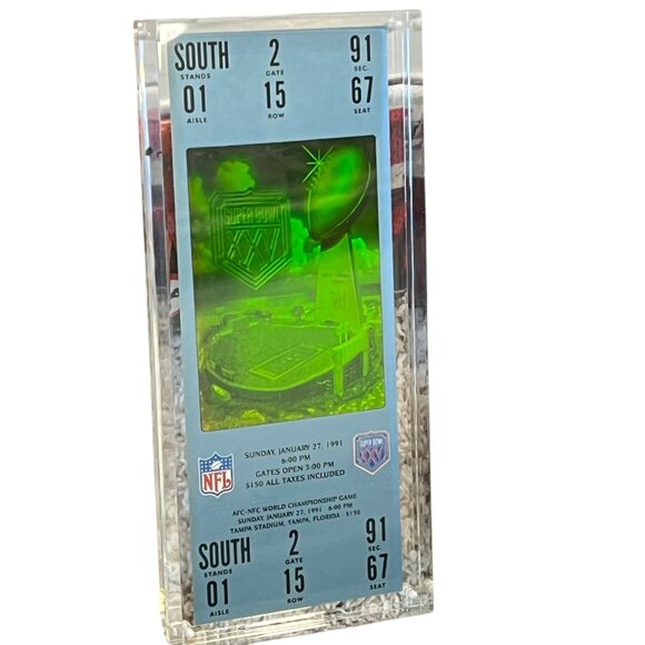 Super Bowl XXV Anniversary Commemorative Collection Box Set - Picture 3 of 16